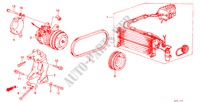 ACONDICIONADOR DE AIRE (COMPRESOR) para Honda ACCORD EX 1800 3 Puertas 5 velocidades manual 1984