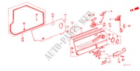 RECUBRIMIENTO DE PUERTA(3D) para Honda ACCORD STD 3 Puertas 5 velocidades manual 1985