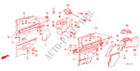 RECUBRIMIENTO TRASERO(3D) para Honda ACCORD STD 3 Puertas 5 velocidades manual 1984