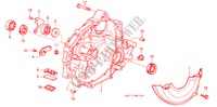 ALOJAMIENTO DE EMBRAGUE para Honda JAZZ STD 3 Puertas 4 velocidades manual 1985