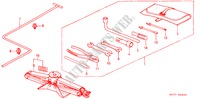 HERRAMIENTAS/GATO para Honda JAZZ DX 3 Puertas 5 velocidades manual 1984