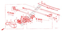 LIMPIAPARABRISAS (B,F,G,P,S,W,X) para Honda JAZZ DX 3 Puertas 3 velocidades automática 1985