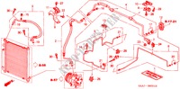 ACONDICIONADOR DE AIRE (MANGUERAS/TUBERIAS)(RH) para Honda JAZZ 1.2S-S 5 Puertas 5 velocidades manual 2002