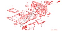 ALFOMBRA DE PISO para Honda JAZZ 1.4LS 5 Puertas 5 velocidades manual 2002