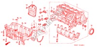 BLOQUE DE CILINDRO/COLECTOR DE ACEITE para Honda JAZZ 1.4LS 5 Puertas 5 velocidades manual 2002