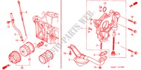 BOMBA DE ACEITE/COLADOR DE ACEITE para Honda JAZZ 1.4S 5 Puertas 5 velocidades manual 2002