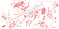 CERRADURA PUERTA TRASERA/MANIJA EXTERIOR(2) para Honda JAZZ 1.2S 5 Puertas 5 velocidades manual 2002