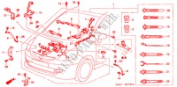 CONJ. DE CABLES DE MOTOR(LH) para Honda JAZZ 1.2LS 5 Puertas 5 velocidades manual 2002