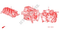 CONJ. DE MOTOR/ENS. DE TRANSMISION para Honda JAZZ 1.4LS 5 Puertas automática completa 2002