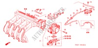 CUERPO MARIPOSA GASES(1) para Honda JAZZ 1.2S-W 5 Puertas 5 velocidades manual 2002