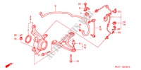 ESTABILIZADOR DELANTERO/ BRAZO INFERIOR DELANTERO para Honda JAZZ 1.2S-S 5 Puertas 5 velocidades manual 2002