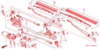 LIMPIAPARABRISAS(LH) para Honda JAZZ 1.4LS 5 Puertas automática completa 2002