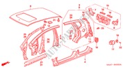 PANELES EXTERIORES/PANEL TRASERO para Honda JAZZ 1.2S 5 Puertas 5 velocidades manual 2002