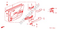 RECUBRIMIENTO DE PUERTA(LH) para Honda JAZZ 1.4S 5 Puertas 5 velocidades manual 2002