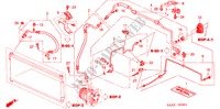 ACONDICIONADOR DE AIRE (MANGUERAS/TUBERIAS)(RH) para Honda JAZZ 1.4 SE 5 Puertas 5 velocidades manual 2004