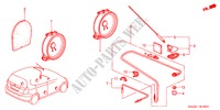 ANTENA/ALTAVOZ(RH) para Honda JAZZ 1.4 SE 5 Puertas 5 velocidades manual 2004