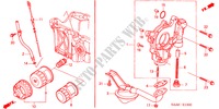 BOMBA DE ACEITE/COLADOR DE ACEITE para Honda JAZZ 1.3 LS 5 Puertas 5 velocidades manual 2005