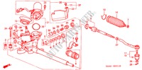 CAJA DE ENGRANAJE DE P.S.(EPS) (RH) para Honda JAZZ 1.2 S 5 Puertas 5 velocidades manual 2004