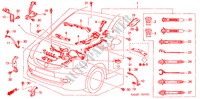 CONJ. DE CABLES DE MOTOR(RH) para Honda JAZZ 1.2 E 5 Puertas 5 velocidades manual 2005