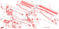 LIMPIAPARABRISAS(LH) para Honda JAZZ 1.4 LS 5 Puertas 5 velocidades manual 2005