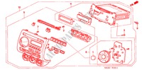 RADIO AUTOMATICA(VISTEON) (2) para Honda JAZZ 1.2 ES 5 Puertas 5 velocidades manual 2005