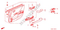 RECUBRIMIENTO DE PUERTA(LH) para Honda JAZZ 1.4 LS 5 Puertas 5 velocidades manual 2005