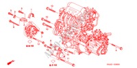 SOPORTE ALTERNADOR para Honda JAZZ 1.4 LS 5 Puertas 5 velocidades manual 2004