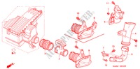 TUBO DE ADMISION DE AIRE('04) para Honda JAZZ 1.4 S 5 Puertas 5 velocidades manual 2004