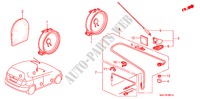 ANTENA/ALTAVOZ(RH) para Honda JAZZ 1.4 SES 5 Puertas 5 velocidades manual 2007