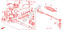 CAJA DE ENGRANAJE DE P.S.(EPS) (RH) para Honda JAZZ 1.4 SE 5 Puertas automática completa 2006