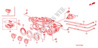 CONTROL DE CALEFACTOR(LH) para Honda JAZZ 1.3 LS 5 Puertas 5 velocidades manual 2007