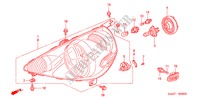 FARO DELANTERO(1) para Honda JAZZ 1.2 C-S 5 Puertas 5 velocidades manual 2007
