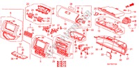 GUARNICION DE INSTRUMENTO(LADO DE PASAJERO) (LH) para Honda JAZZ 1.4 LS 5 Puertas automática completa 2007