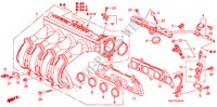 MULTIPLE DE ADMISION(2) para Honda JAZZ 1.4 ES 5 Puertas 5 velocidades manual 2007