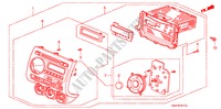 RADIO AUTOMATICA(VISTEON) (2) para Honda JAZZ 1.3 LS 5 Puertas 5 velocidades manual 2007