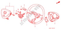 VOLANTE DE DIRECCION(SRS) (1) para Honda JAZZ 1.2 E 5 Puertas 5 velocidades manual 2007