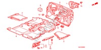 ALFOMBRA DE PISO para Honda JAZZ 1.4 LS 5 Puertas automática completa 2008