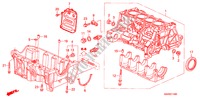 BLOQUE DE CILINDRO/COLECTOR DE ACEITE para Honda JAZZ 1.4 SE 5 Puertas 5 velocidades manual 2008