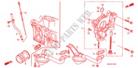 BOMBA DE ACEITE/COLADOR DE ACEITE para Honda JAZZ 1.2 S-S 5 Puertas 5 velocidades manual 2008