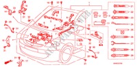CONJ. DE CABLES DE MOTOR(LH) para Honda JAZZ S4ES 5 Puertas 5 velocidades manual 2008