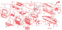 GUARNICION DE INSTRUMENTO(LADO DE PASAJERO) (LH) para Honda JAZZ 1.5 LS 5 Puertas 5 velocidades manual 2008