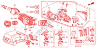 INTERRUPTOR COMBINACION(LH) para Honda JAZZ S4ES 5 Puertas 5 velocidades manual 2008