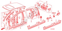 PANELES EXTERIORES/PANEL TRASERO para Honda JAZZ S4SES 5 Puertas 5 velocidades manual 2008