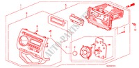 RADIO AUTOMATICA(VISTEON) (4) para Honda JAZZ 1.4 LS-N 5 Puertas 5 velocidades manual 2008