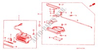 CONTROL DE CALEFACTOR para Honda PRELUDE EX 2 Puertas 5 velocidades manual 1983