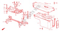 CAJA DE CONTROL(X) (0S200001 ) para Honda CIVIC GL 4 Puertas 5 velocidades manual 1986