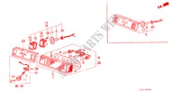 LUZ TRASERA(2D) para Honda CIVIC GT 3 Puertas 5 velocidades manual 1987