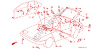 CONJUNTO DE ALAMBRES(2) para Honda INTEGRA SX 16 3 Puertas 5 velocidades manual 1986