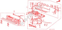 INTERRUPTOR DE CALEFACTOR para Honda INTEGRA SX 16 3 Puertas 5 velocidades manual 1986