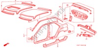 PANELES EXTERIORES(5D) para Honda INTEGRA DX 5 Puertas 5 velocidades manual 1988
